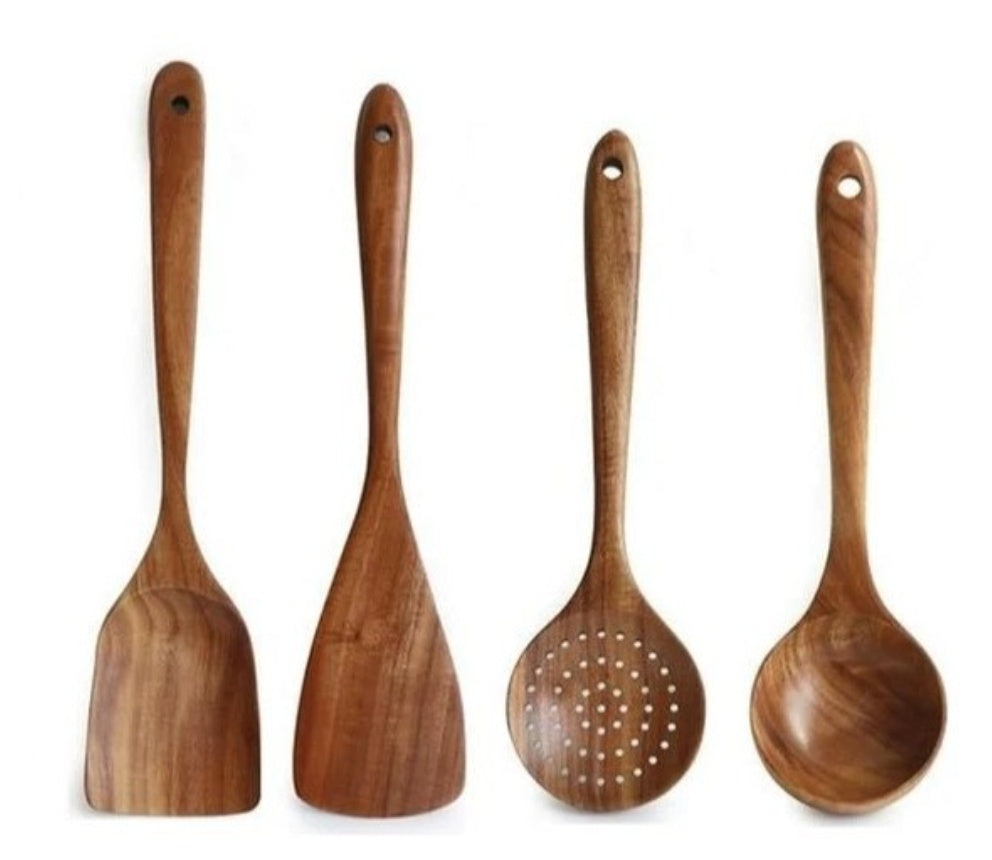 Rustic Roots Wooden Spoon Set