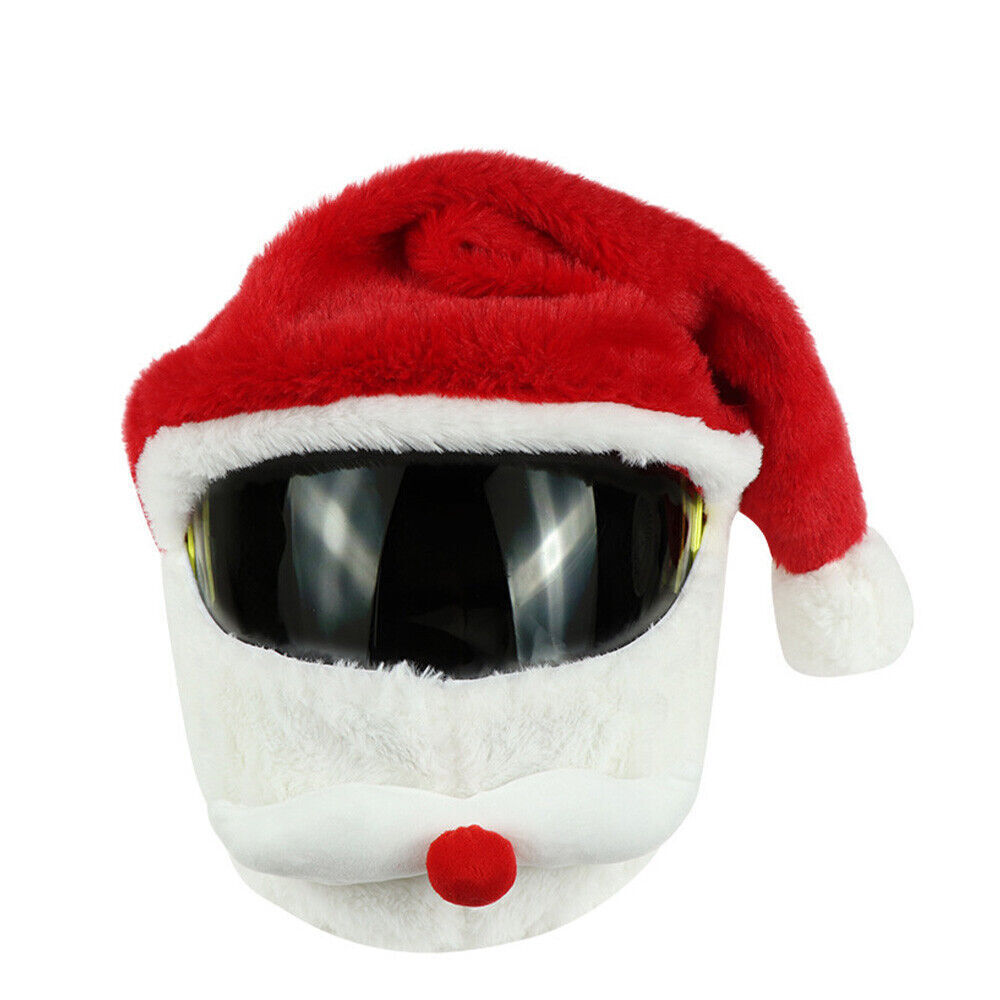 Christmas Motorcycle Helmet Cover Santa Claus