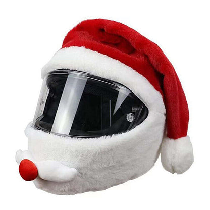 Christmas Motorcycle Helmet Cover Santa Claus